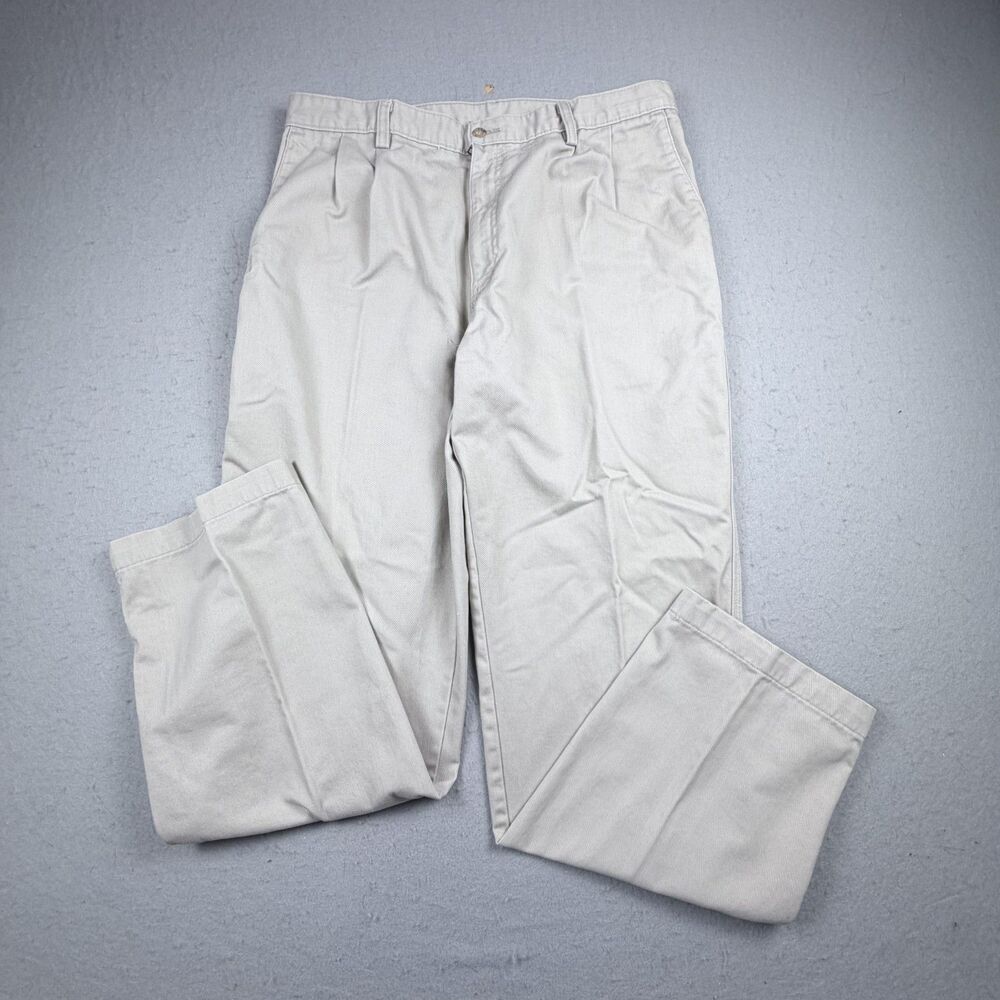 Carhartt Men's 36/32 Khaki Tan Pants Light Color Work Casual Semi-Formal Relaxed